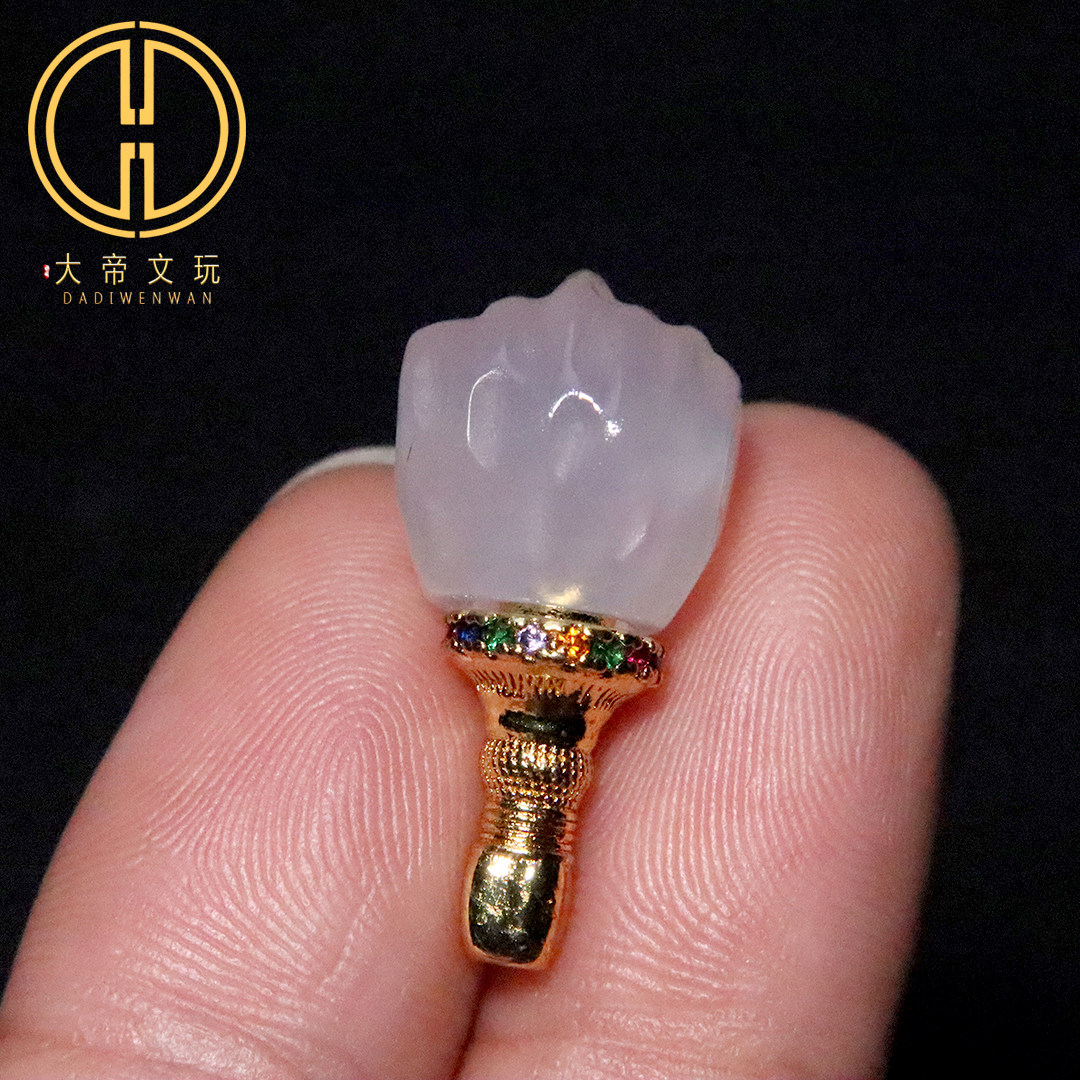 天然白玛瑙雕刻百香籽三通分体佛头佛珠手链菩提手长串108diy配饰