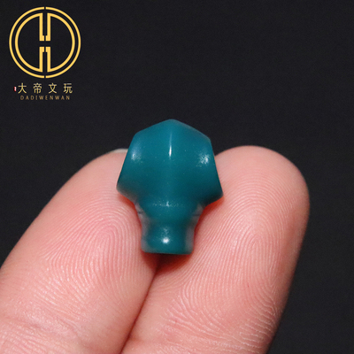 雪巴琉璃鲨鱼背斜切三通佛头金刚星月菩提手长串108diy文玩配饰