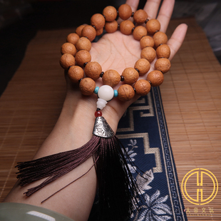 天然尼泊尔凤眼菩提手持手串佛珠念珠原籽车挂男女文玩饰品挂件