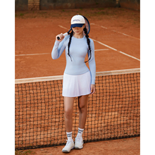 AceBase吸湿排汗网球速干衣打底t恤女长袖瑜伽健身服修身运动上衣