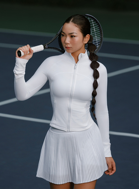 AceBase跑步速干运动健身长袖上衣女修身显瘦普拉提训练瑜伽服