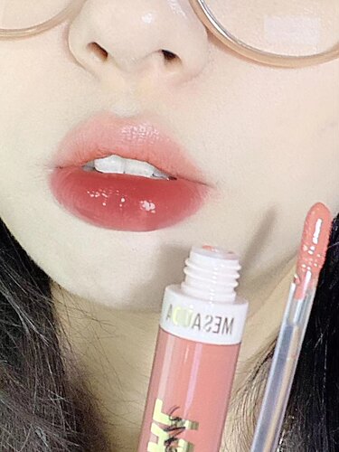 原169意大利Mesauda水光润泽唇釉唇彩口红立体嘟嘟唇元气粉纯欲