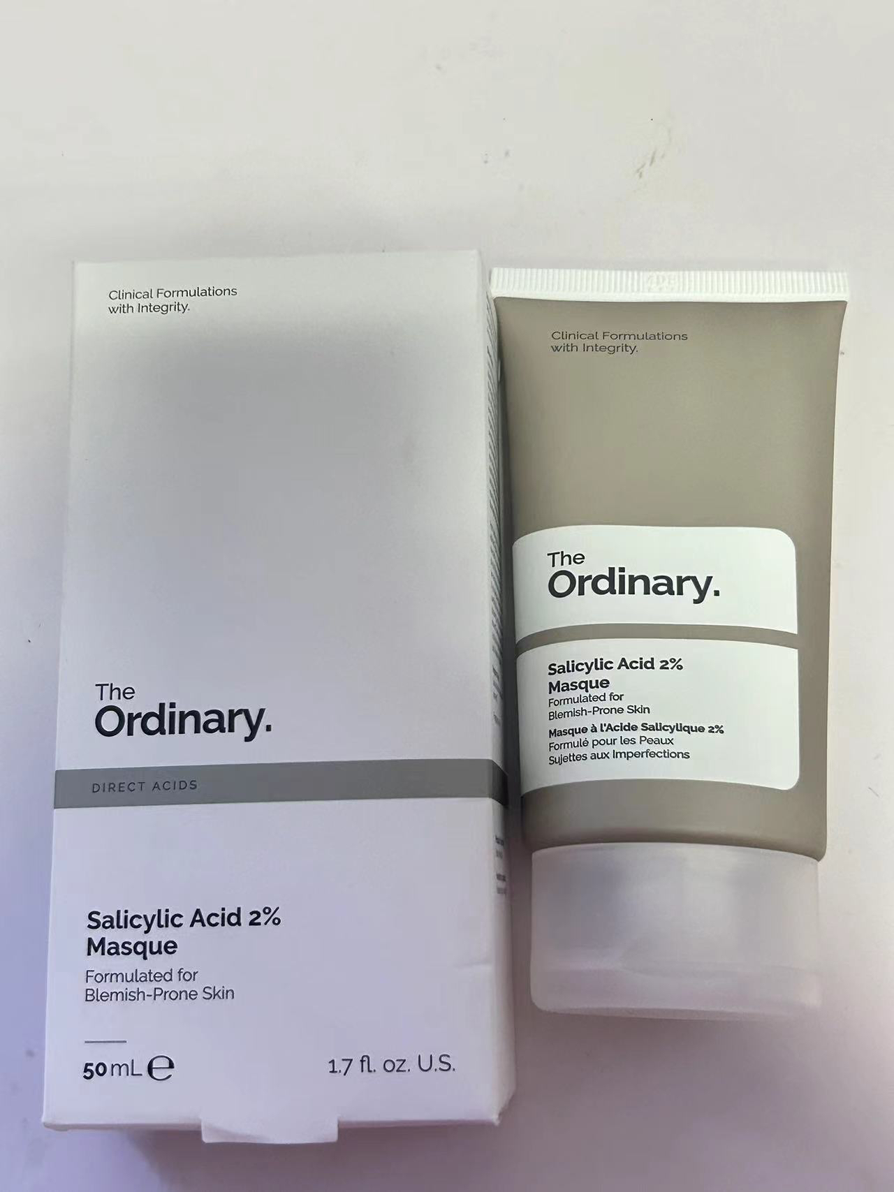 The Ordinary 2%水杨酸面膜50ml淡化痘印去黑头粉刺痘肌控油正品