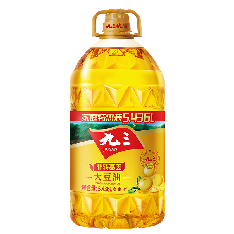 九三非转基因一级大豆油5.436L食用油怎么看?