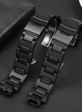 卡西欧原装塑钢手表带 男PRW-6000/6100/3100/3000黑色凸口钢表链