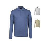 男士 Hugo 网球穿搭 休闲商务翻领长袖 polo衫 Boss秋季 新款