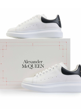 [保税仓] MCQUEEN麦昆高端牛皮增高小白鞋休闲板鞋运动休闲鞋男