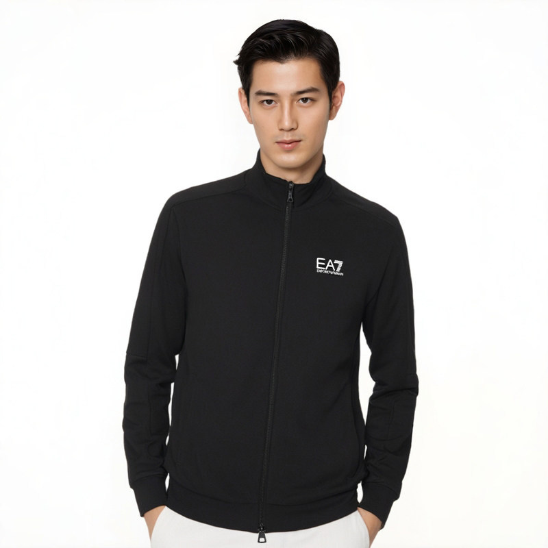 [保税仓]Armani阿玛尼男士2026新款春季开衫卫衣立领运动夹克外套