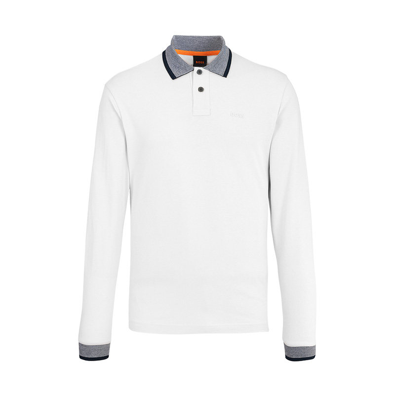 Hugo Boss男士2025新款全棉打底衫商务休闲纯棉翻领长袖polo衫,男装,Polo衫,淘宝优惠券,粉丝福利购,淘宝优惠卷