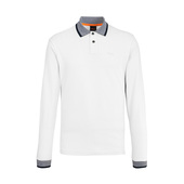 新款 春季 全棉打底衫 商务休闲纯棉翻领长袖 男 Hugo polo衫 Boss男士