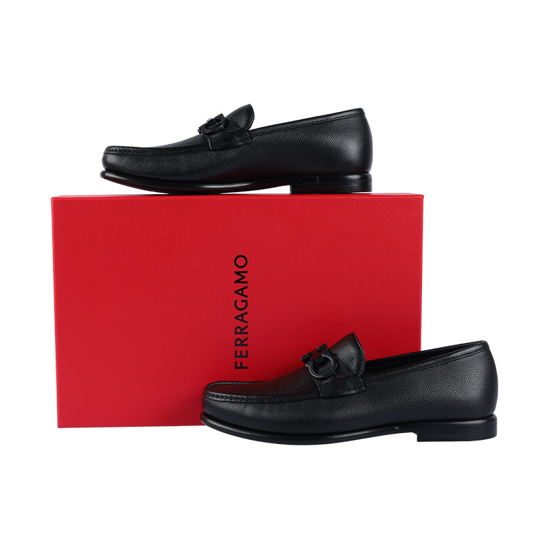 FERRAGAMO/菲拉格慕男士Gancini莫卡辛鞋牛皮乐福鞋高端休闲皮鞋,流行男鞋,乐福鞋（豆豆鞋）,淘宝优惠券,粉丝福利购,淘宝优惠卷