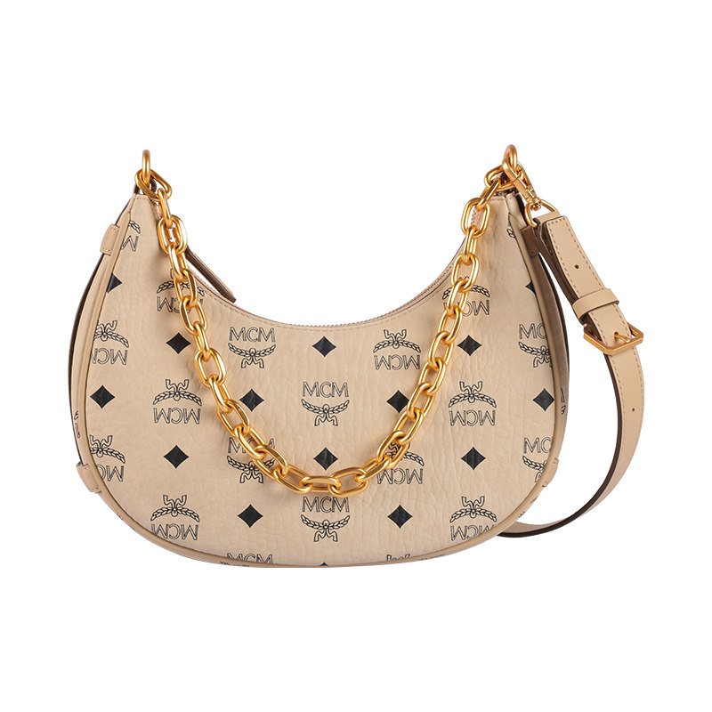 MCM女包2025新款时尚休闲月亮包复古潮流手提包斜挎包腋下包包女,箱包皮具/热销女包/男包,通用款女包,淘宝优惠券,粉丝福利购,淘宝优惠卷