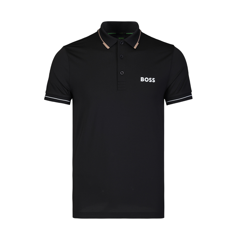 Hugo Boss男士2025新款夏季上班衣服高端商务休闲T恤短袖polo衫潮