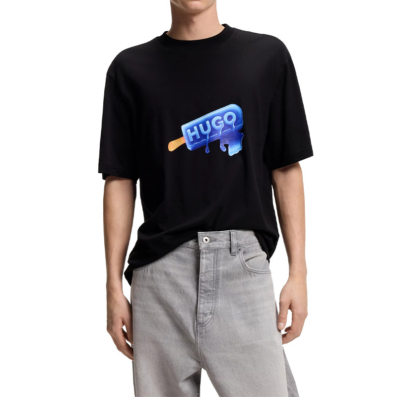 [保税仓]Hugo Boss男士2026夏季新款纯棉衣服潮流印花全棉短袖T恤