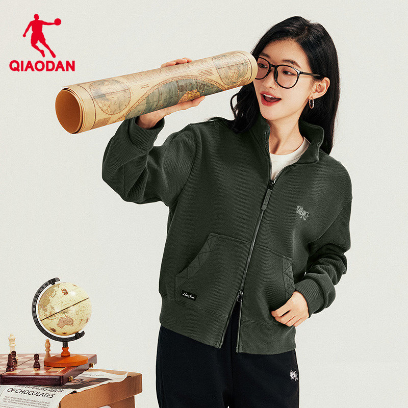 乔丹针织开衫女商场同款