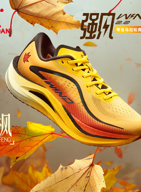 强风2.0 乔丹专业马拉松竞速训练跑步鞋运动鞋男鞋中考体测鞋专业