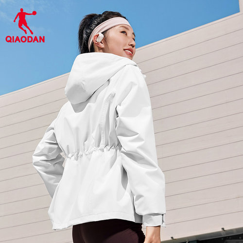 乔丹三合一梭织摇粒绒保暖外套女