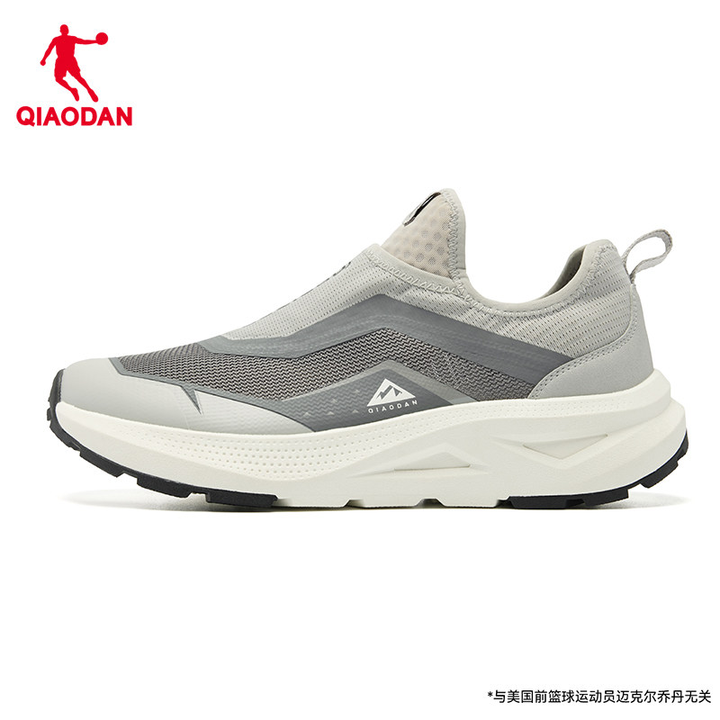 商场同款乔丹溯溪鞋男士冬季透气一脚蹬休闲运动中老年爸爸健步鞋