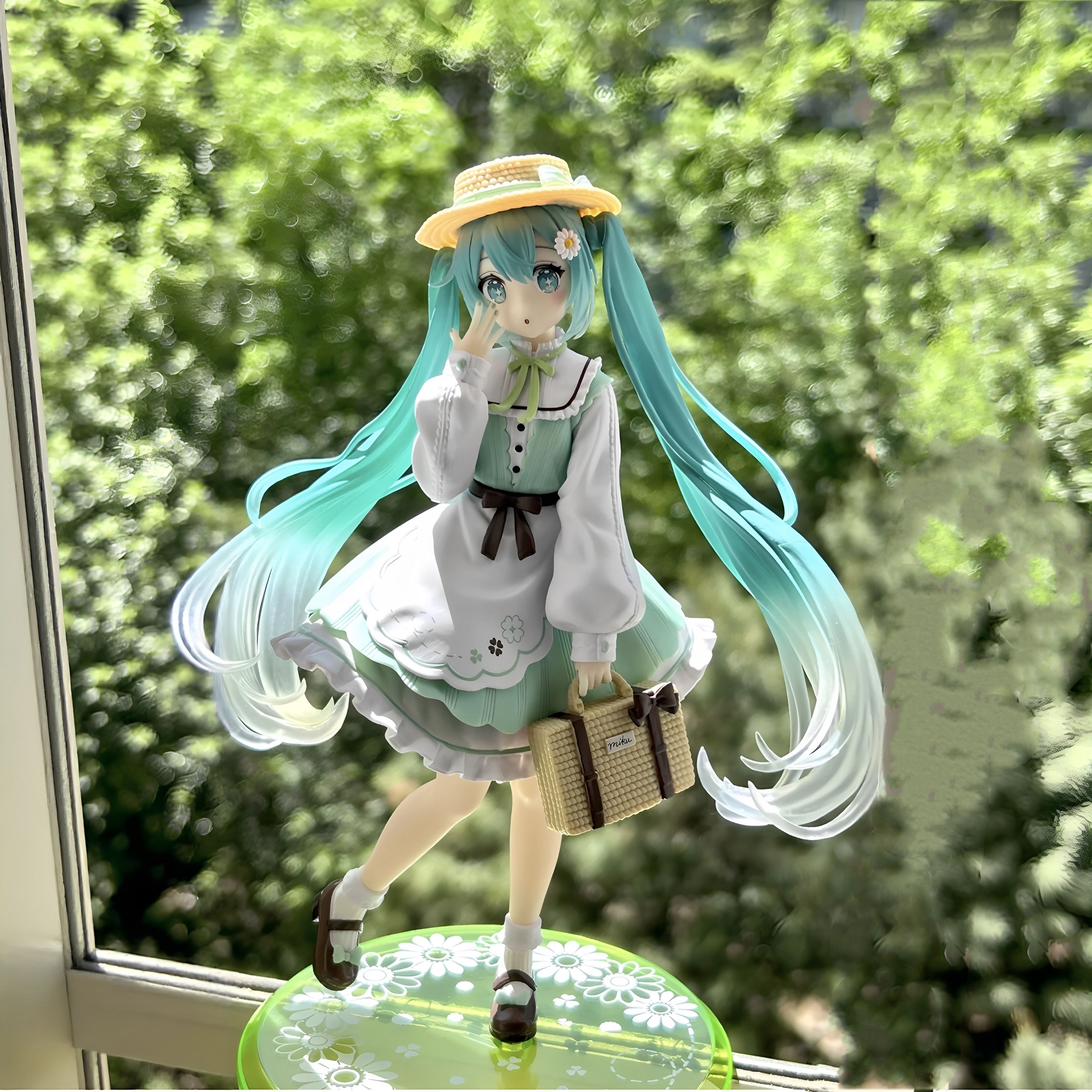初音未来手办田园风初音动漫周边二次元美少女模型桌摆件生日礼物