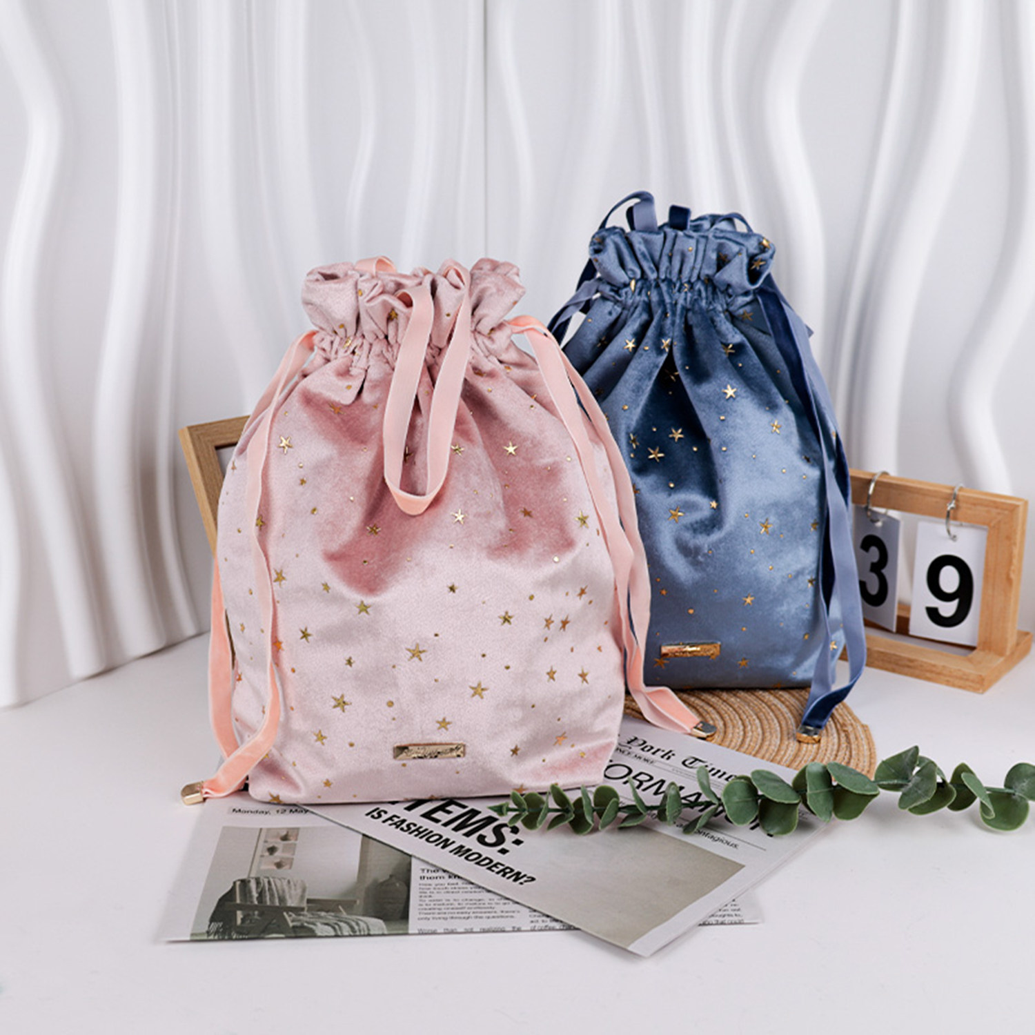 ins旅行防尘束口袋抽绳袋丝绒收纳袋化妆品袋子内衣袋便携小布袋,收纳整理,其他收纳袋,淘宝优惠券,粉丝福利购,淘宝优惠卷