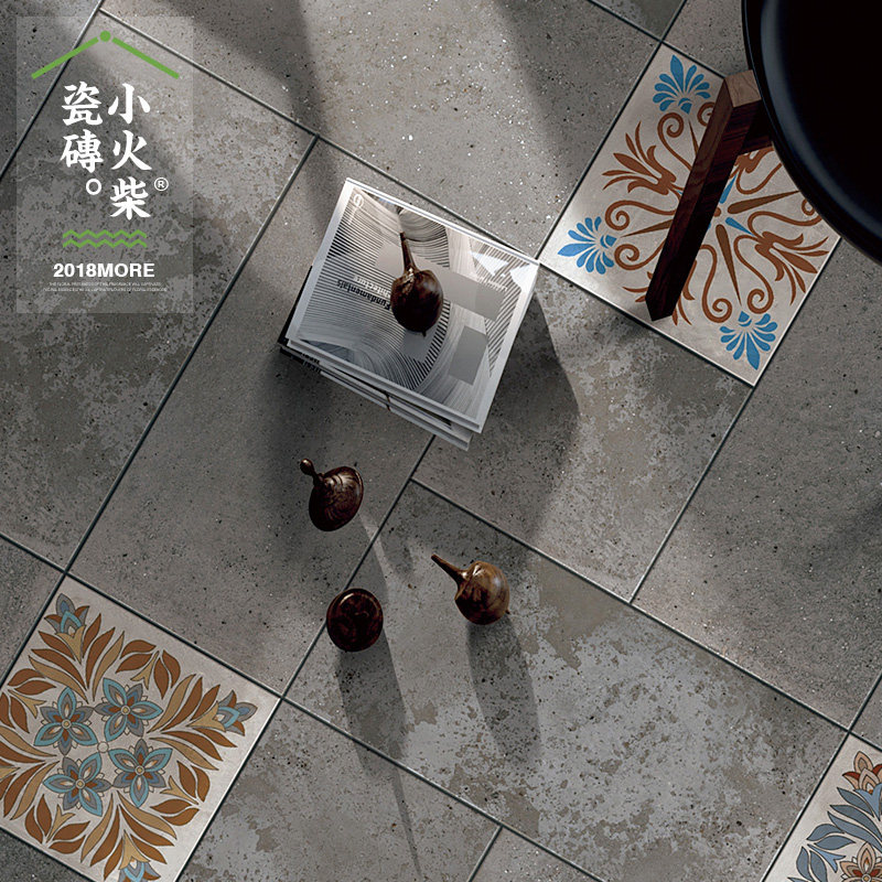 小火柴古典做旧仿古水泥砖客厅背景墙厨卫瓷砖墙砖地砖600x600在类目 家装主材, 瓷砖, 仿古砖（包括文化石）中 - 来自Buy2taobao.com提供专业的淘宝代购服务