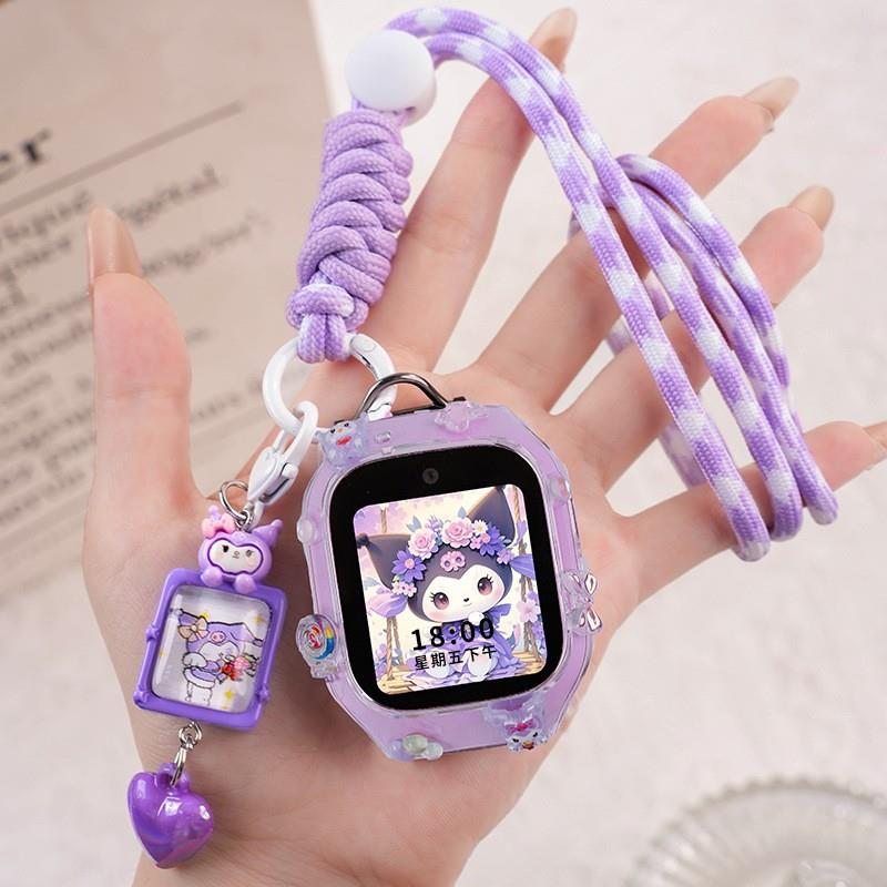 适用小米米兔7A儿童电话手表7/7X挂脖绳C7A表链5C保护壳6C套6X/S1