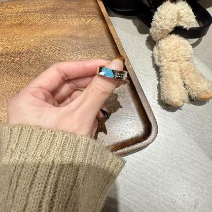 VSCH 原创小众设计感椅子大道戒指女简约百搭食指戒情侣礼物