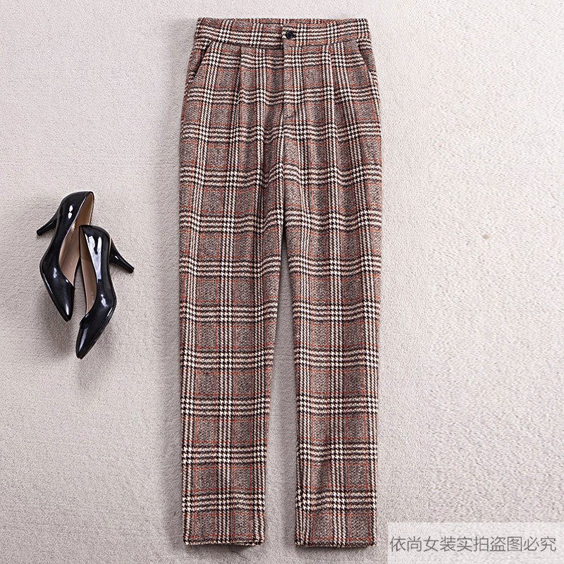 裤女裤加厚萝卜裤