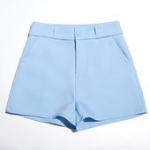 小个子宽松显瘦阔腿靴裤 高腰a字西装 外穿2026年新款 女春夏季 短裤