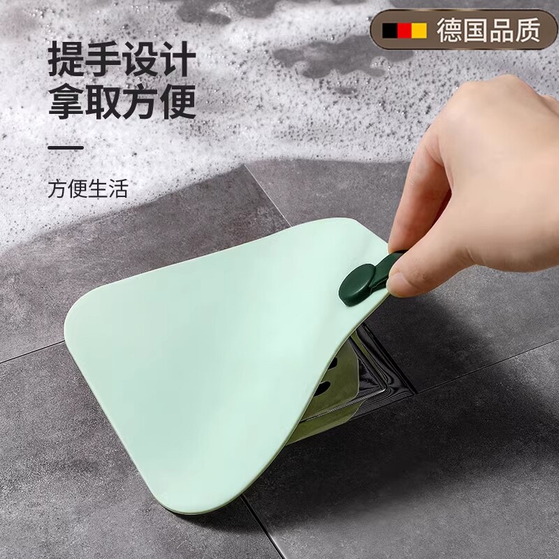 地漏防臭器洗手间下水道防返臭神器厕所反味除臭虫密封盖硅胶垫S - 实物图