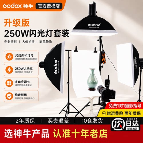 神牛E250专业人像静物闪光补光灯