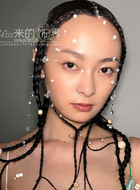 水滴雨链配饰装饰人鱼露珠发链