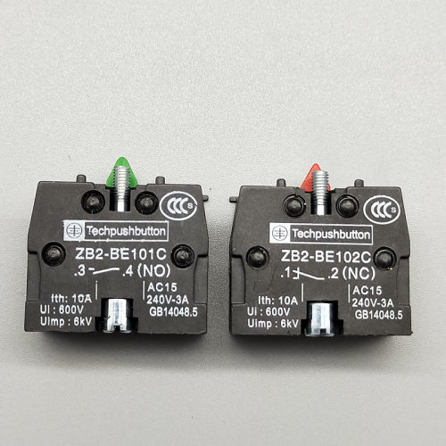 按钮开关 触点ZB2 XB2-BE101C一常开 XB2-BE102C一常闭 触头模块
