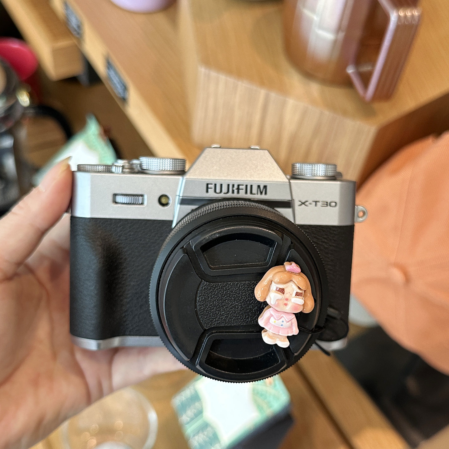 镜头盖防丢绳适用于富士xm5xs20xt50xt30二代15-45/18-55卡通可爱图片