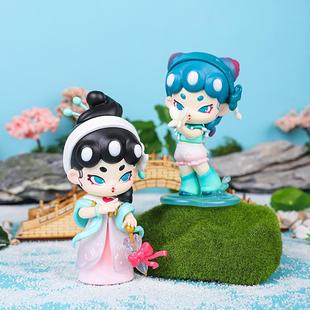 正版白蛇传盲盒国潮古风潮玩手办公仔玩偶摆件白娘子许仙周边礼物