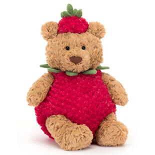 Jellycat - Bartholomew Bear Pumpkin 塞罗熊草莓装