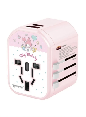 Sanrio XPOWER My Melody TA3 20W TYPE-C快充旅行充电转换插座