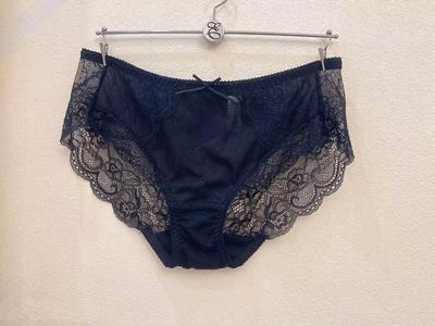 eblin透气拼接镂空性感平角裤