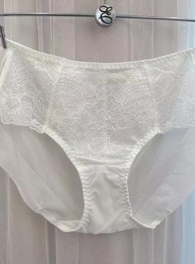 超值 韩国EBLIN 专柜正品白色简洁纯净舒适无痕平角裤