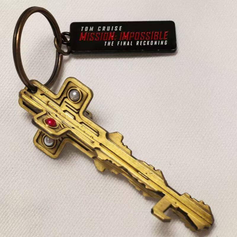 碟中蝶8十字钥匙金属挂件钥匙扣配饰汤姆克鲁斯电影周边复古潮流