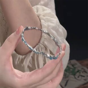 深空祁煜蓝色小鱼手镯动漫周边原创手作cos鱼推生日礼物同款链子