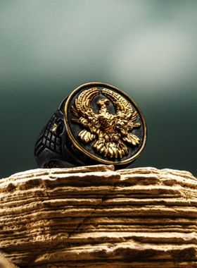 《沙丘II》周边厄崔迪戒指小众复古高级感电影衍生周边指环食指戒