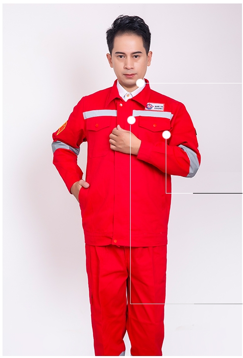 纯棉汽修防烫耐磨船厂劳保服