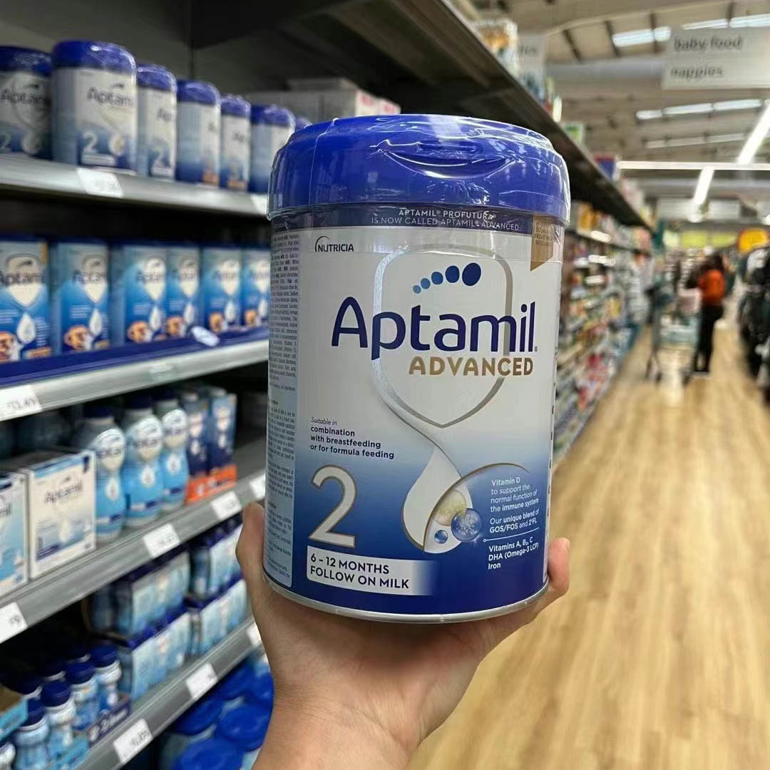 英国直邮包税 Aptamil 铂金爱他美白金版婴幼儿配方奶粉 2段6个月
