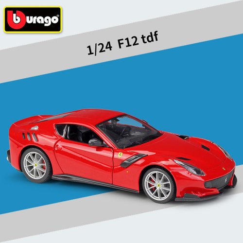 比美高1:24F12 tdf跑车仿真合金汽车成品模型礼品玩具摆件