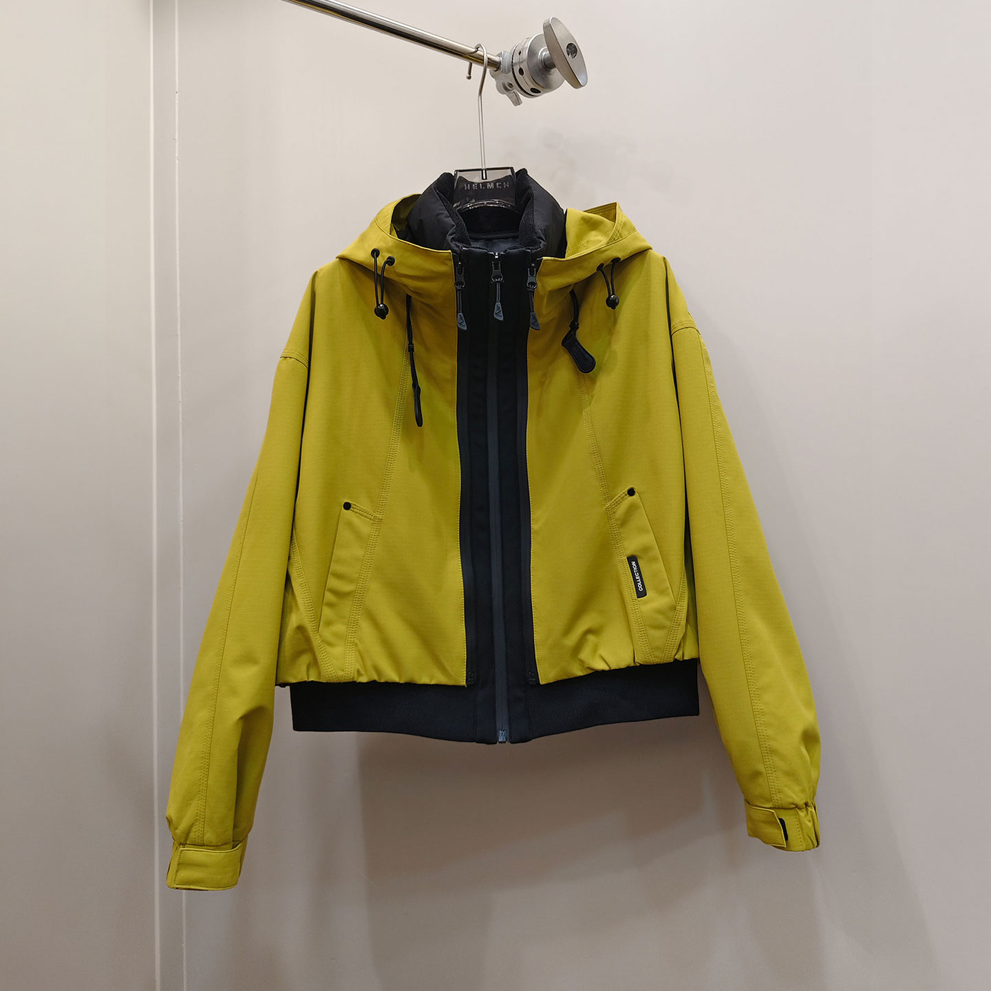 0MB.欧洲站新品HELMCH时尚防风防水工装风衣百搭冲风衣两件套外套