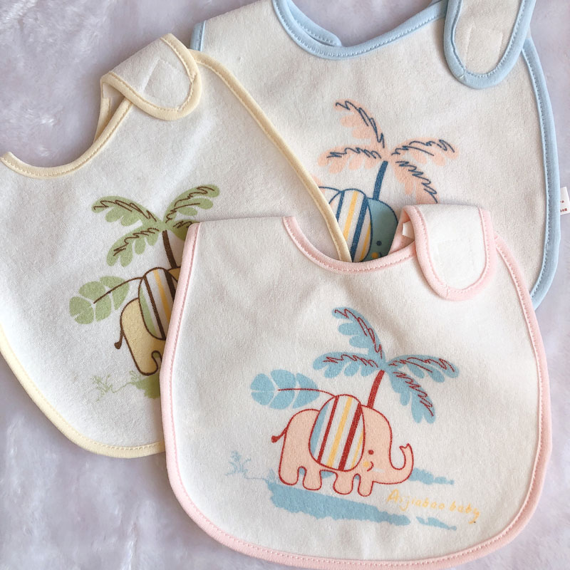 宝宝口水巾6个月防水围嘴婴幼儿