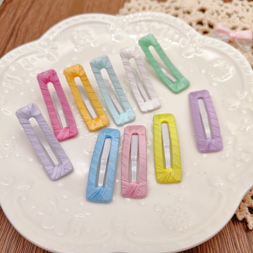 爱买就淘不锈钢4厘米方夹成品异形宠物狗狗发夹 diy材料宠物发卡