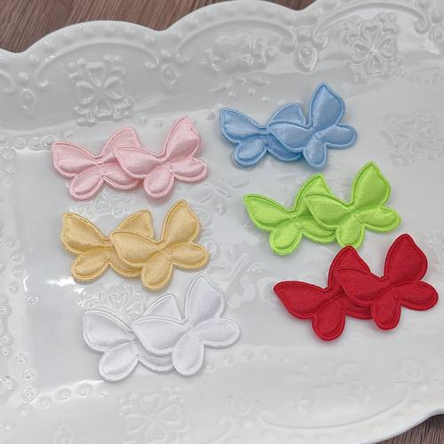 爱买就淘满钻打底蝴蝶贴片宠物发夹diy狗发饰狗狗发夹DIY