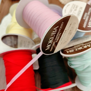 进口木马3.5mm仿真丝质感丝带手工diy宠物头夹娃衣装 饰品织带